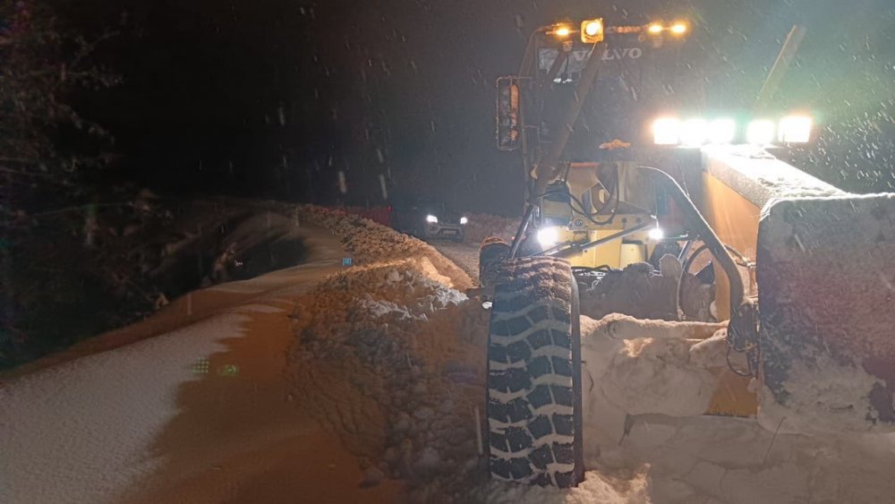 Kastamonu’da Yolu Kapalı Yol Adedi 180’e Gösterdi