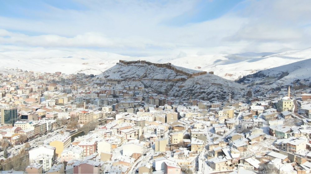 Beyaz Örtüyle Kaplanan Bayburt’tan Kış Manzaraları