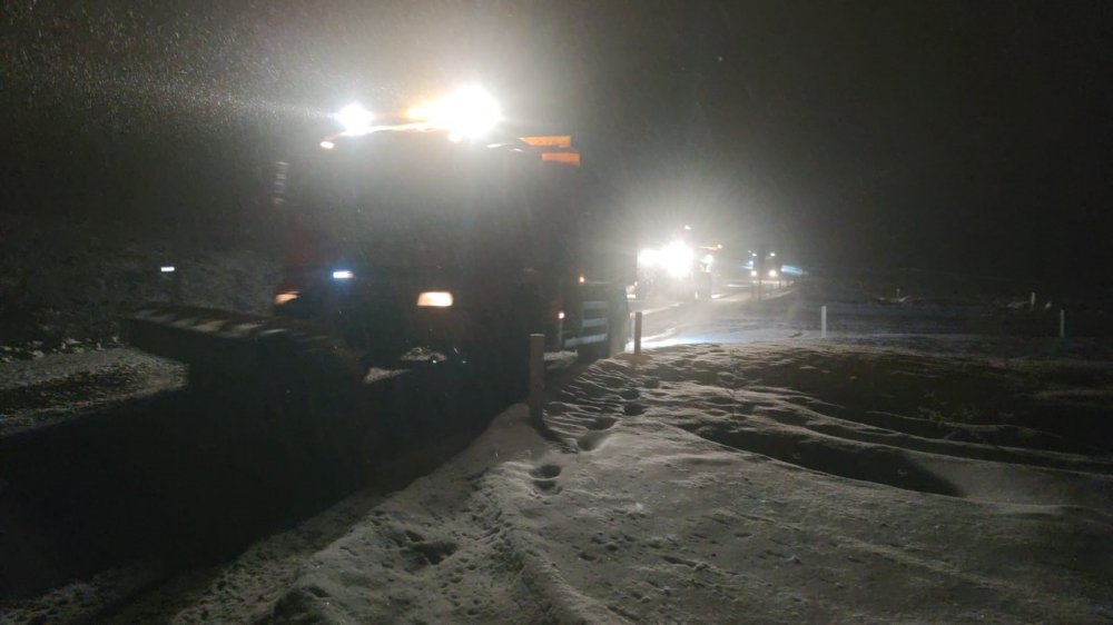 Aşkale’de Yoğun Kar Yağışı Etkili Oluyor