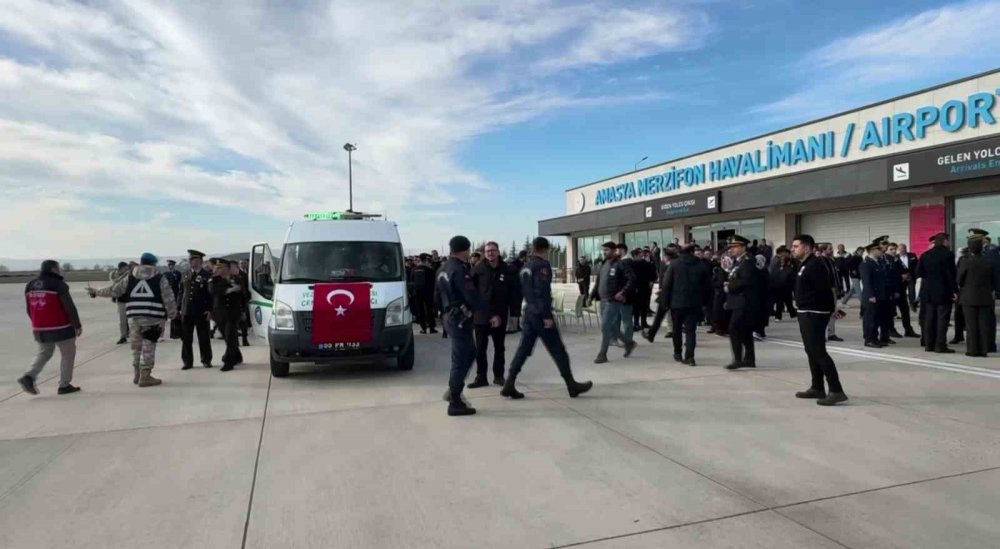 Şehit Teğmen Tunahan Dağlı’nın Cenazesi Amasya’da Karşılandı