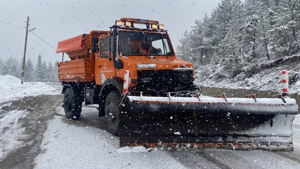 Karabük’te Kar Yağışı Etkili Oluyor