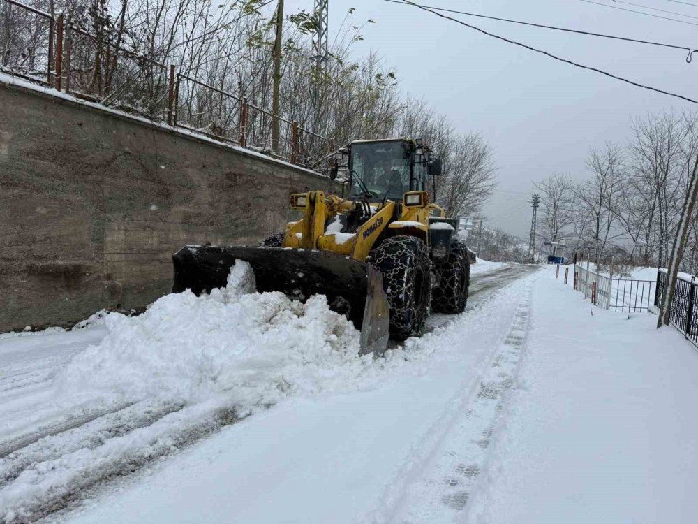 Doğu karadeniz'de 123 köy yolu kapalı