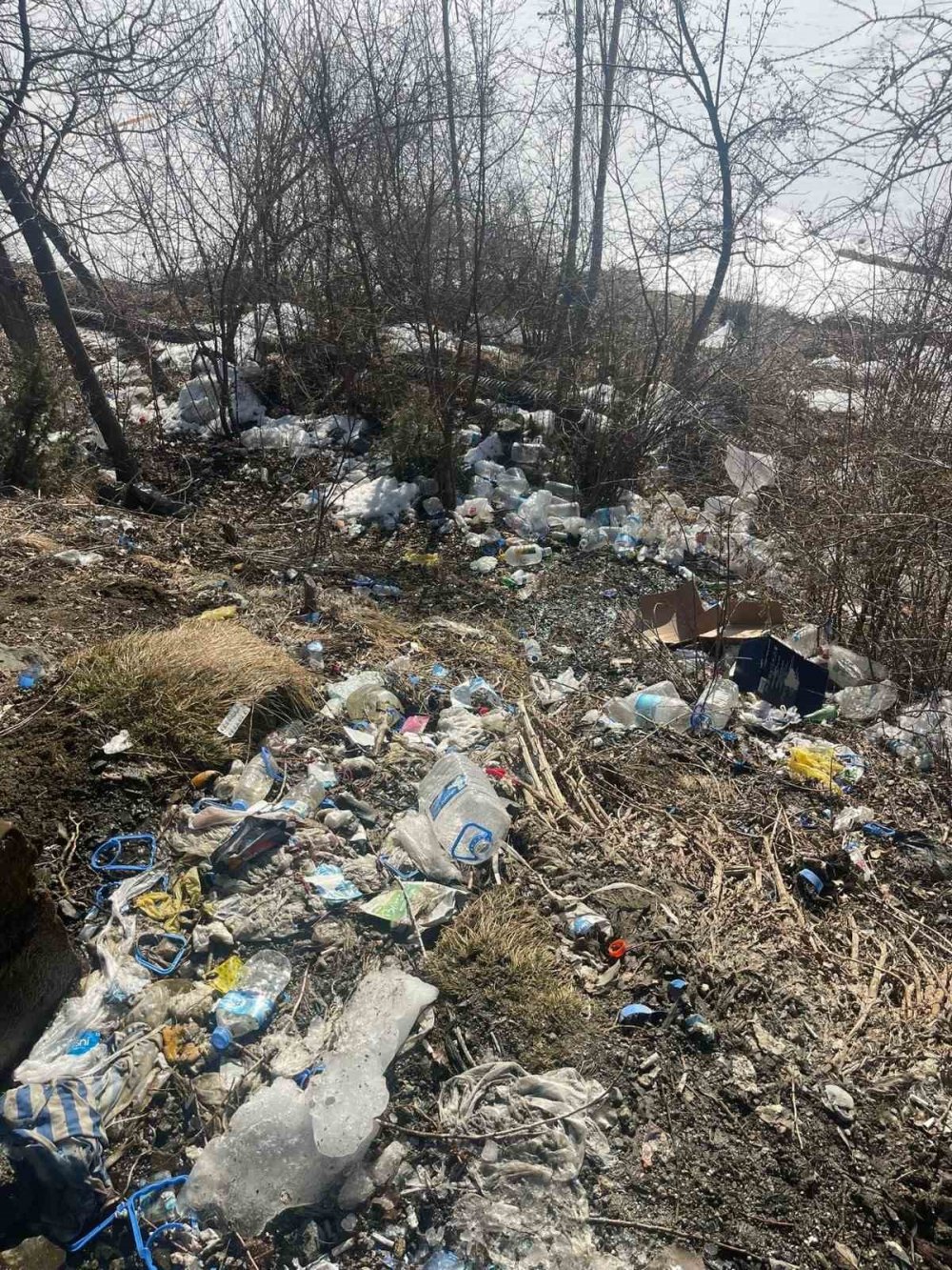 Erzurum Oltu ilçesinde kotik köy'ünde Çöp Yığınları Vatandaşı Bıktırdı