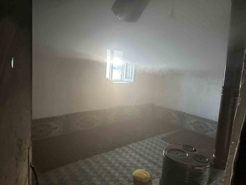 Tekman’da Ev Yangını Korkuttu