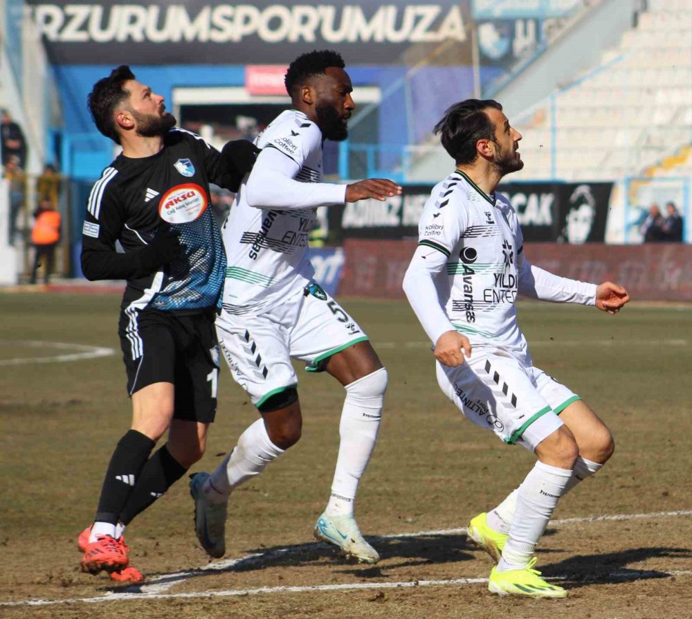 Trendyol 1. Lig: Erzurumspor Fk: 1 - Kocaelispor: 1