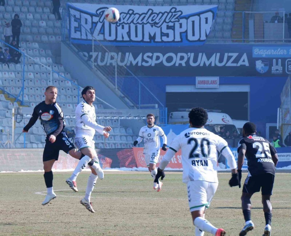 Trendyol 1. Lig: Erzurumspor Fk: 1 - Kocaelispor: 1