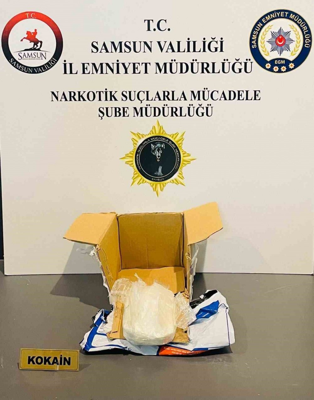 Samsun’da Kargo Poşetinden 400 Gram Kokain Çıktı: 2 Gözaltı