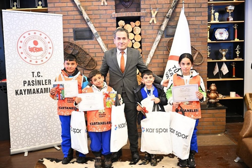 Erzurum'da 100 Çocuk İlk Kez Kayakla Tanıştı