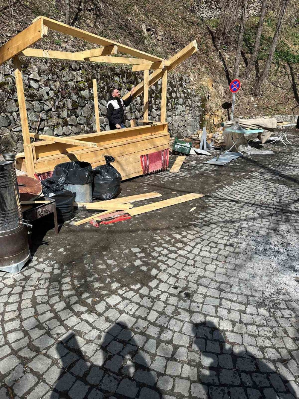 Sümela Manastırı Çevresindeki Seyyar Tezgahlar Kaldırıldı