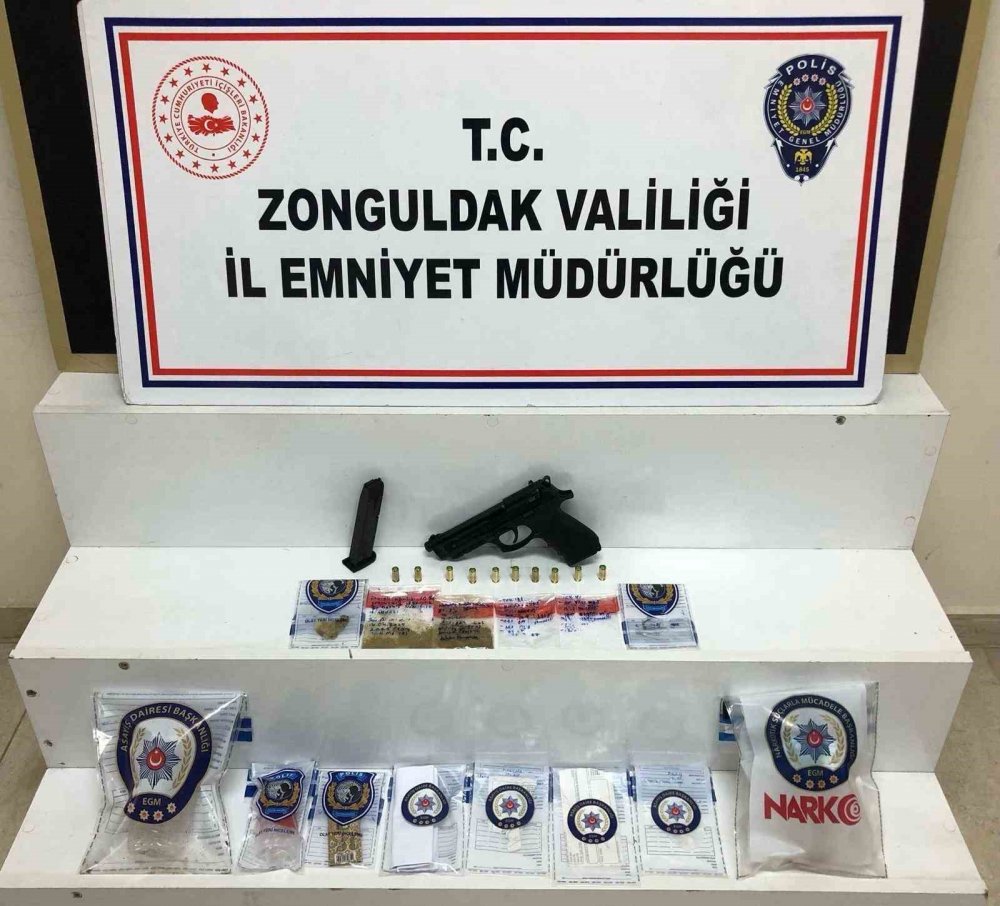 Zonguldak’taki Uyuşturucu Operasyonunda 2 Şüpheli Gözaltında