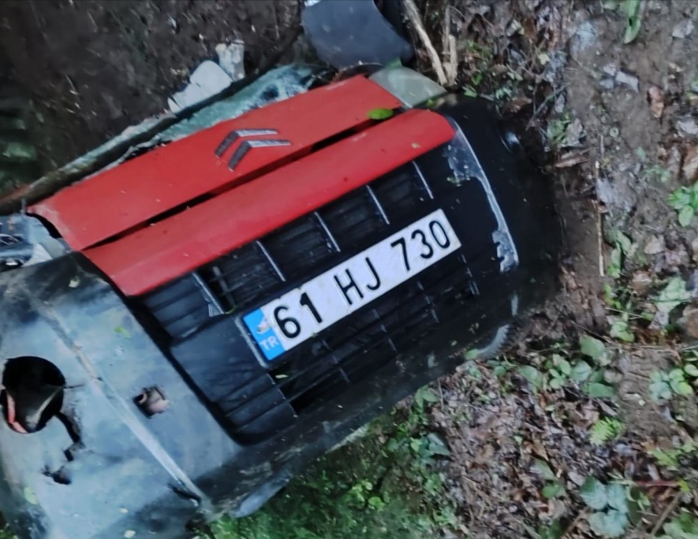 Trabzon Şalpazarı'nda Trafik Kazası: Araç Uçuruma Yuvarlandı, 2 Kişi Hayatını Kaybetti
