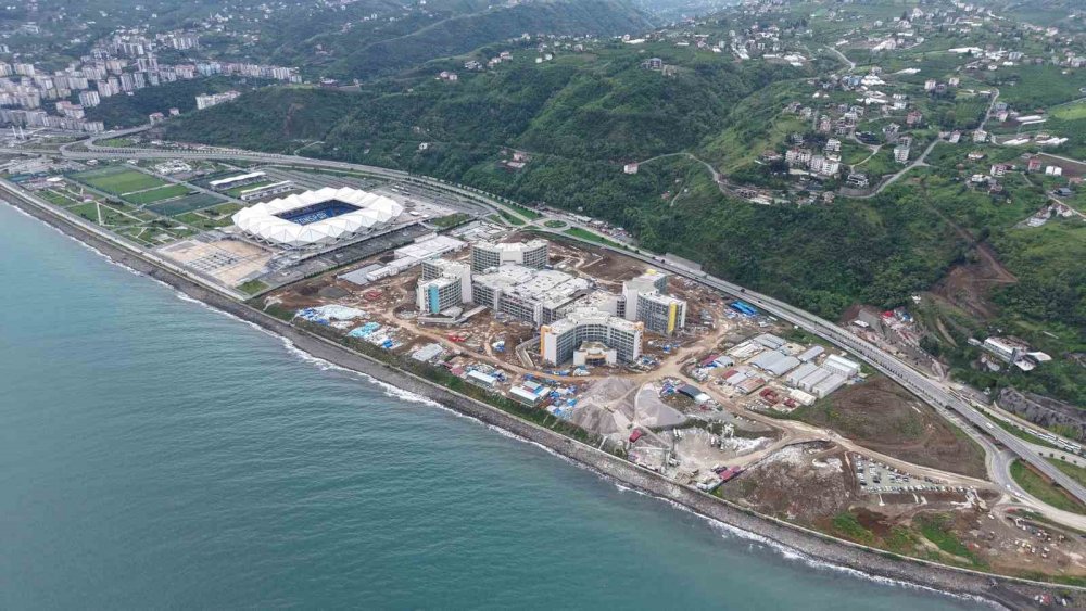 Trabzon Şehir Hastanesi İnşaatının Yüzde 75’i Tamamlandı