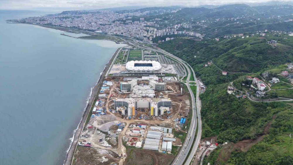 Trabzon Şehir Hastanesi İnşaatının Yüzde 75’i Tamamlandı