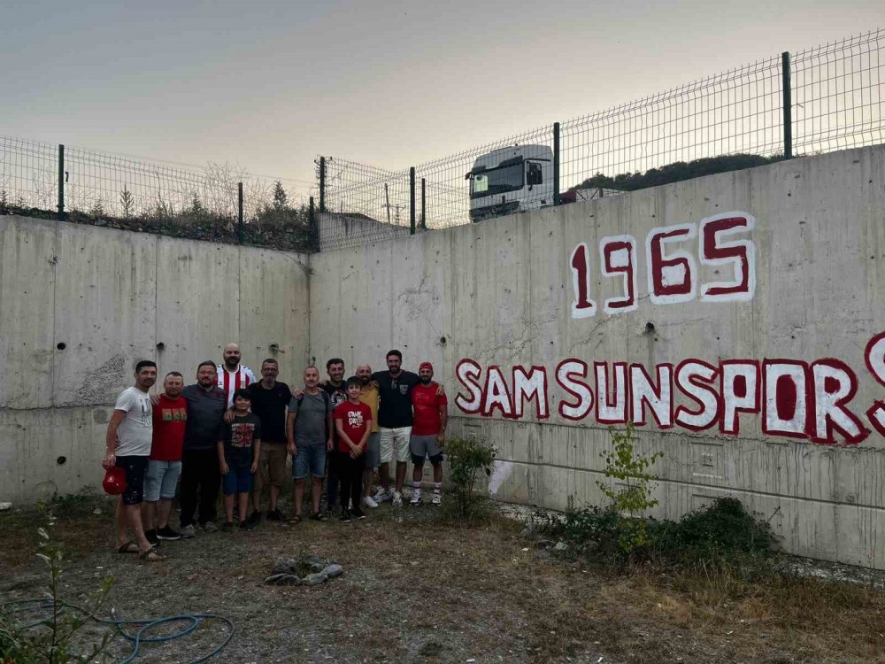 1965 Samsunspor Derneği, Kırsaldaki Ortaokulu Kırmızı-beyaza Boyadı