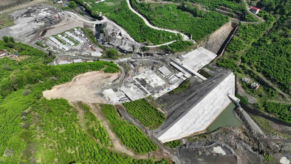 1,2 Milyar Tl’lik Salıpazarı Barajı’nın Yarısı Tamamlandı