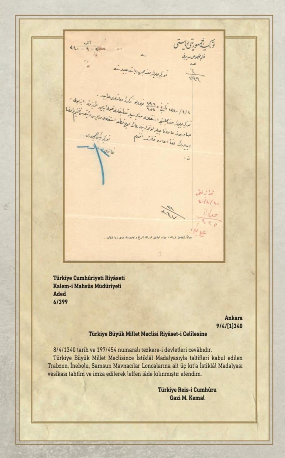 Trabzon, 101 Yıl Sonra İstiklal Madalyasına Kavuşuyor