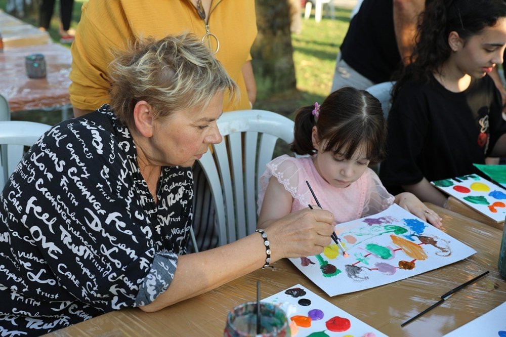 12. Uluslararası Resim Çalıştayı’nda Çocuklar Hem Öğrendi Hem Eğlendi