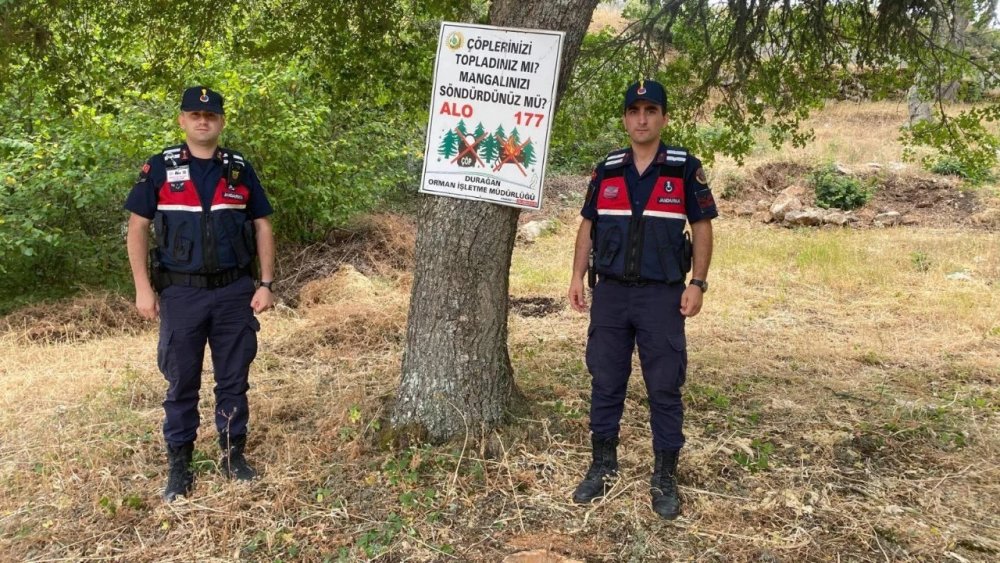 Sinop’ta Ormanlık Alanda Ateş Yakanlara Ceza Yağdı