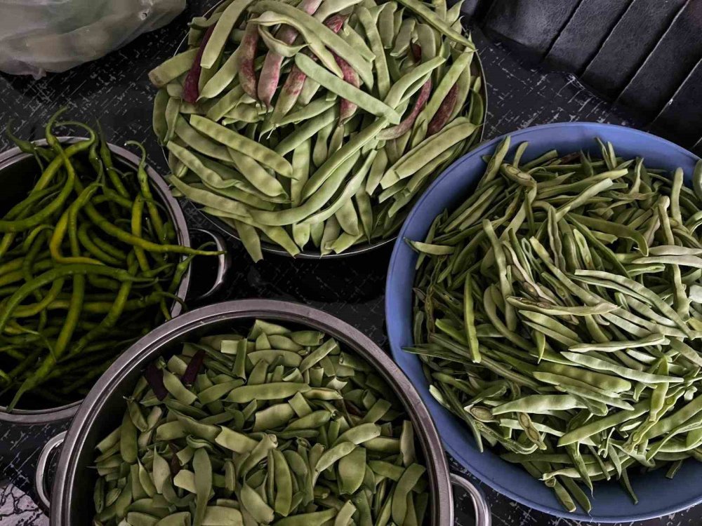 Bayburtlu Kadınlar Kışlık Turşu Hazırlıklarına Başladı