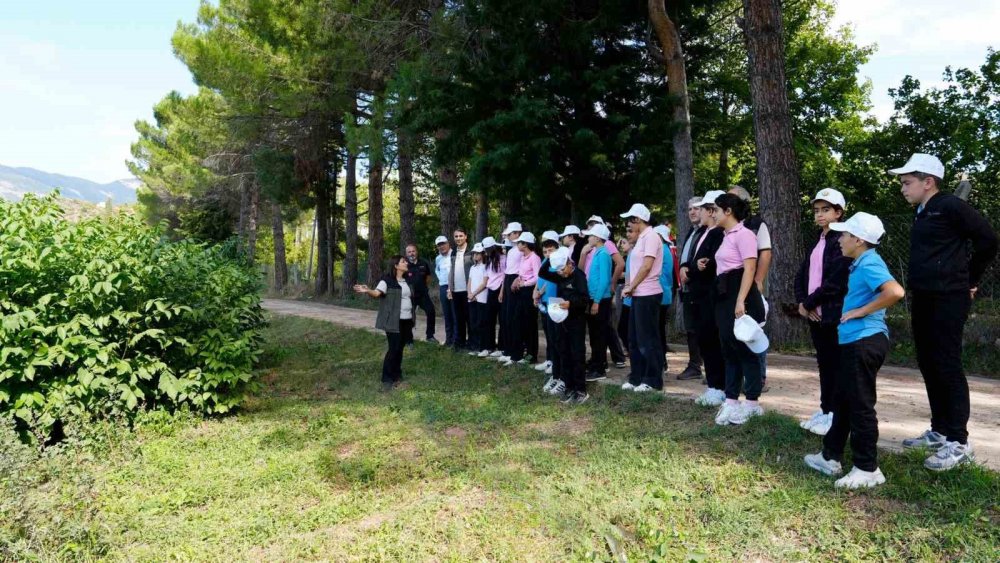 Artvin’de Öğrencilere Fidan Üretimi Anlatıldı