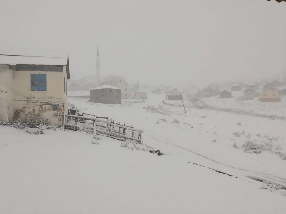 Doğu Karadeniz’in Sahili Ve İç Kesimlerindeki Şiddetli Yağış Yerini Zirvelerde Kara Bıraktı