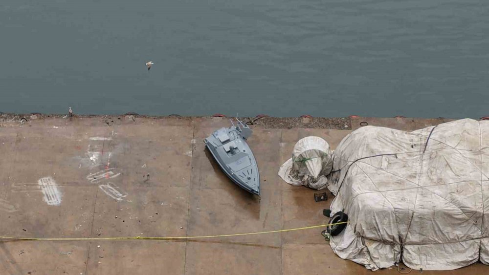 Trabzon’da Ukrayna’ya Ait Kamikaze Deniz Aracı Bulundu