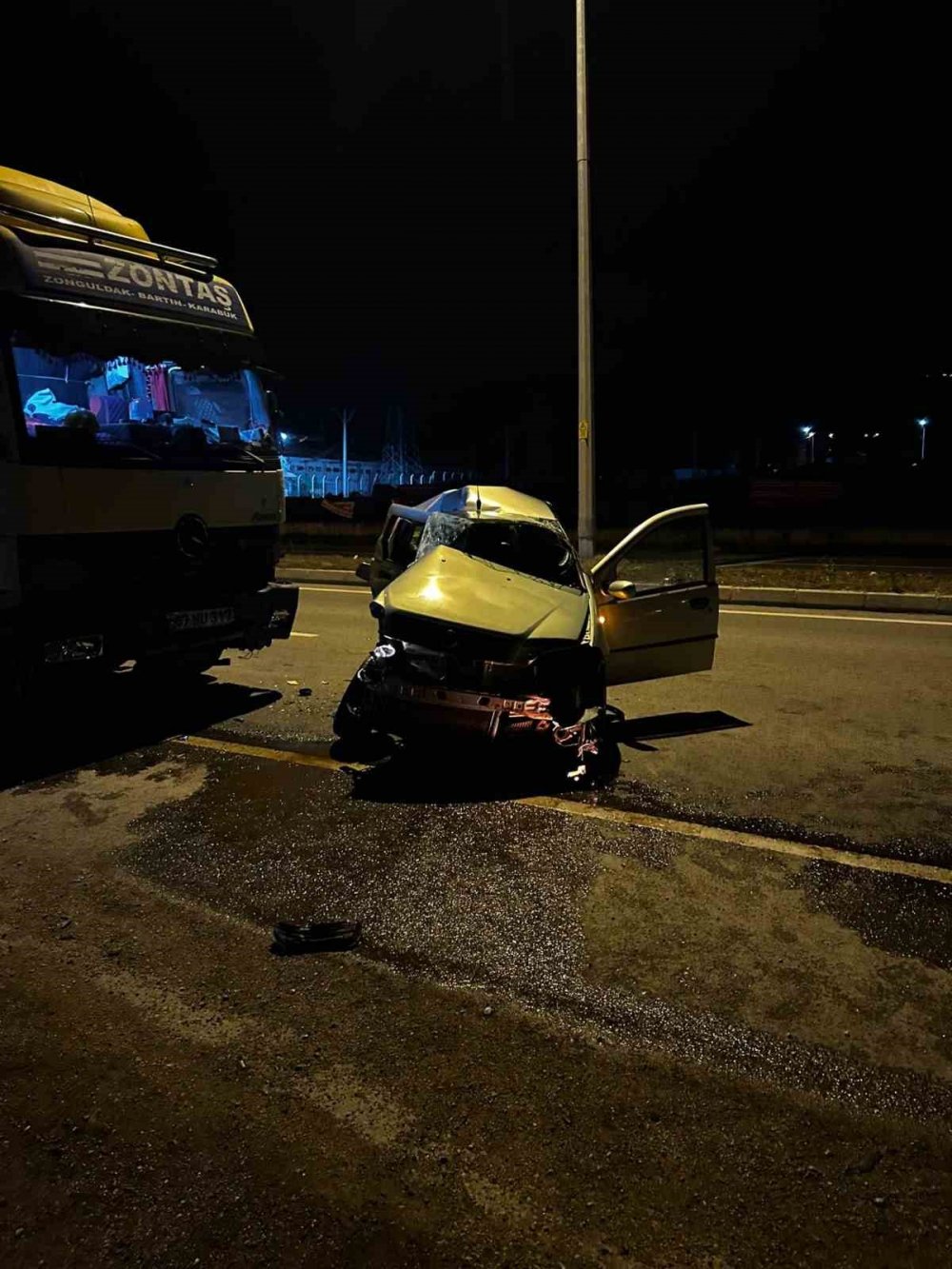 Bolu’da D-100’de Feci Kaza: 1 Ölü