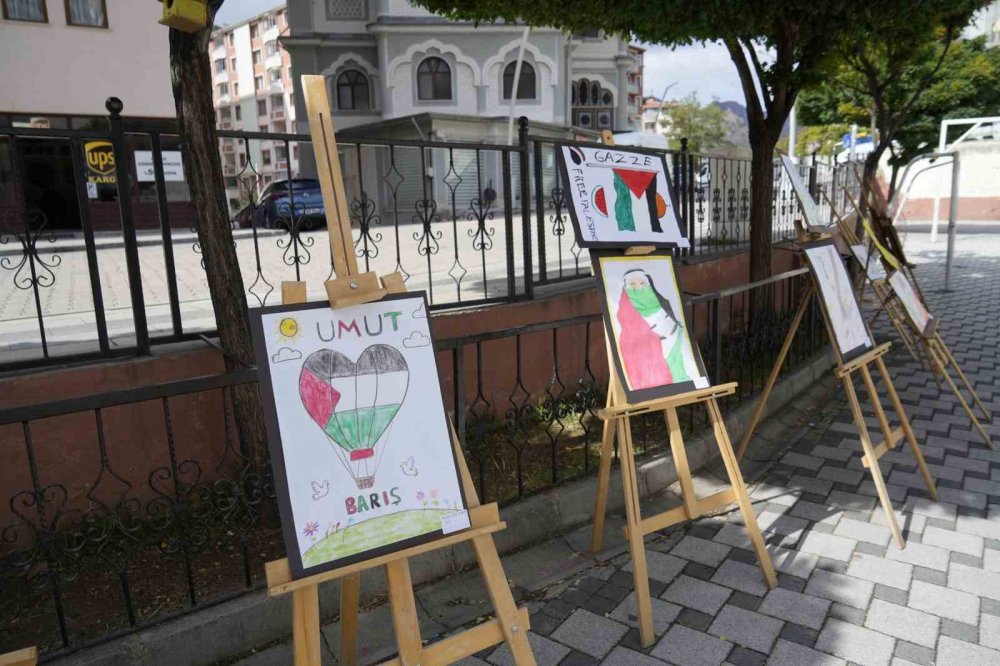 Gümüşhaneli Miniklerden Sumud Filosu’na Destek