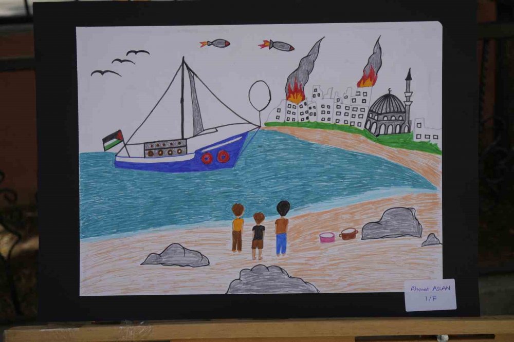 Gümüşhaneli Miniklerden Sumud Filosu’na Destek