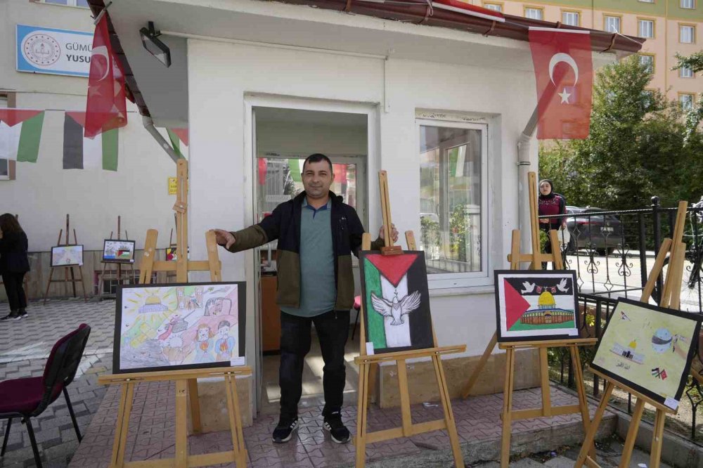 Gümüşhaneli Miniklerden Sumud Filosu’na Destek