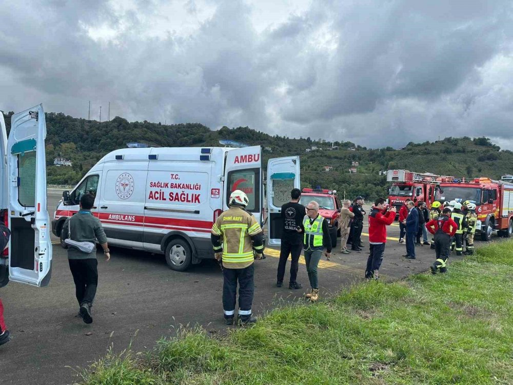 Ordu-giresun Havalimanı’nda Acil Durum Tatbikatı