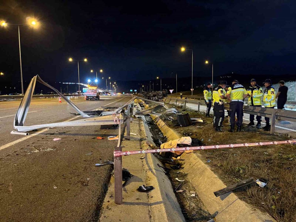 Kuzey Marmara Otoyolu’nda Feci Kaza : 2 Ölü, 5 Yaralı