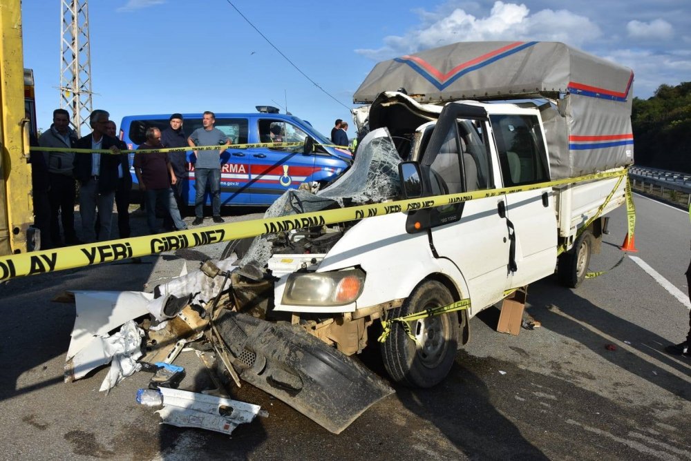 Giresun’da Trafik Kazası: 1 Ölü, 2 Yaralı