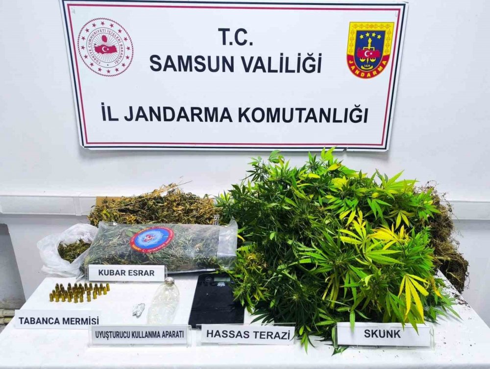 Samsun’da Uyuşturucu Ve Kaçak Silah Operasyonları: 3 Gözaltı
