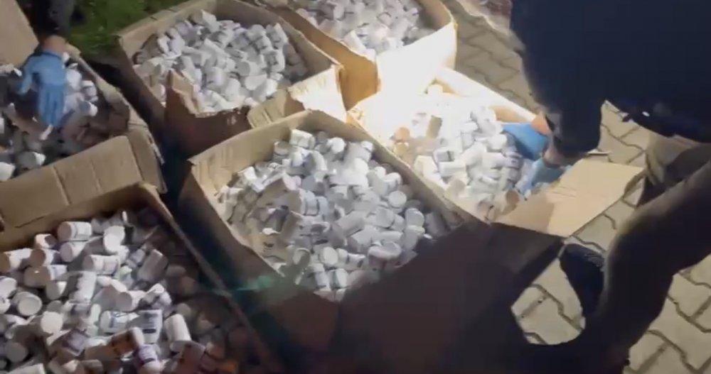 Samsun’da Tırdan 153 Bin Adet Uyuşturucu Hap Çıktı