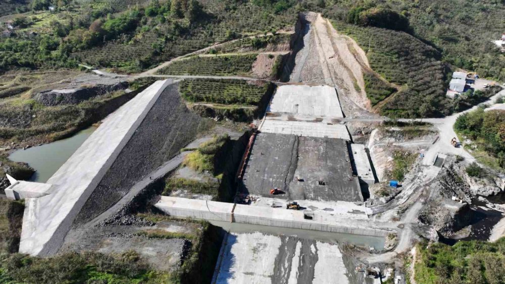 Salıpazarı Barajı’nın Yüzde 61’i Tamam