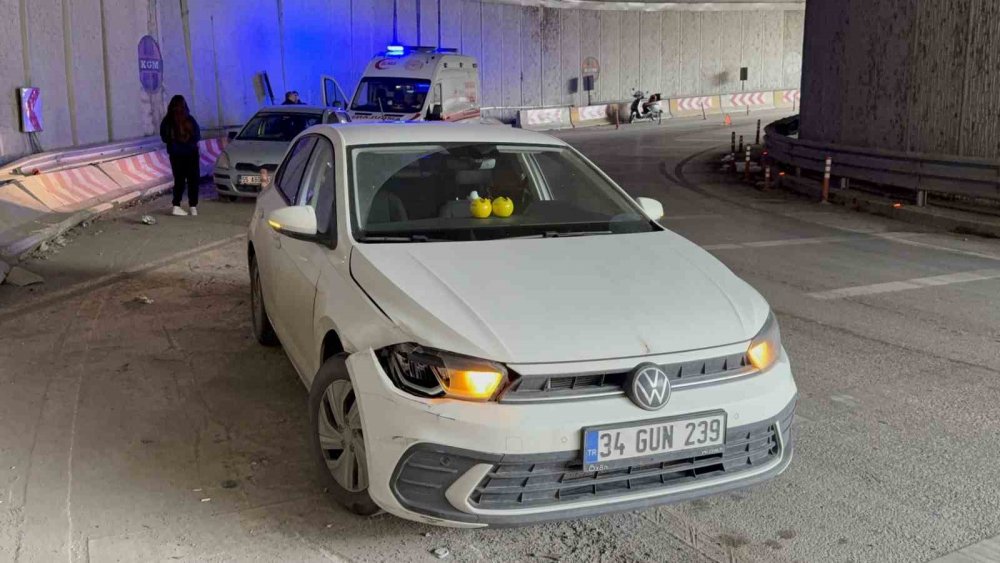 Yeşilkent Alt Geçidinde Yine Kaza: 1 Yaralı