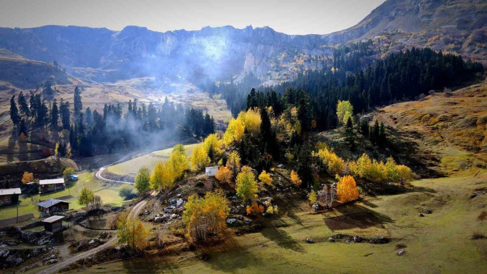 Şavşat’ın Seyrine Doyum Olmayan Sonbahar Güzelliği