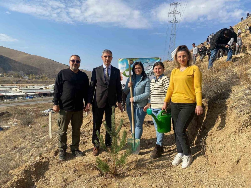 Bayburt Anadolu İmam Hatip Lisesi Tarafından Hatıra Ormanı Oluşturuldu