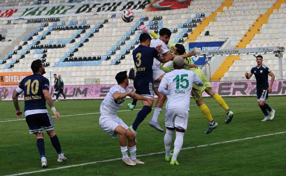 Trendyol 1. Lig:  Erzurumspor Fk: 1 - Esenler Erokspor: 1