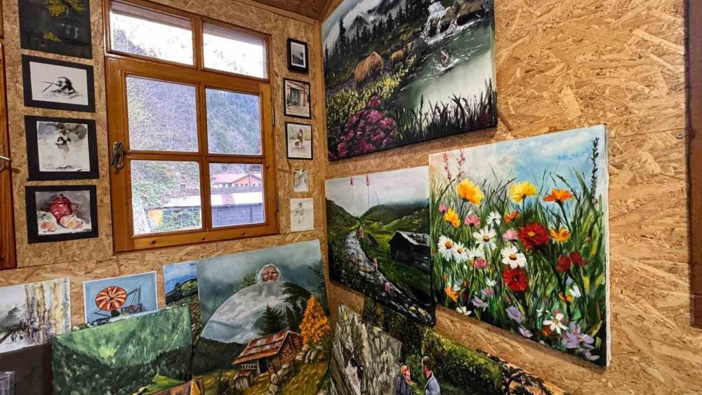 Yayla Kültürünü Ve Uzungöl’ün Unutulan Hikayelerini Tuvale Taşıyor