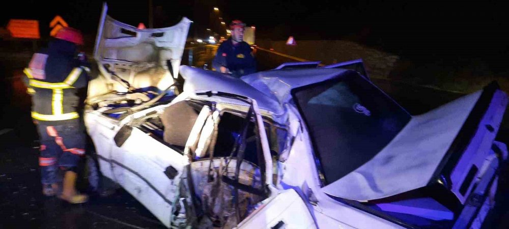 Samusun'da feci kaza , 4 yaralı