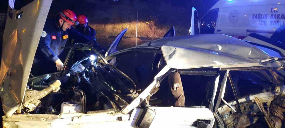 Samusun'da feci kaza , 4 yaralı