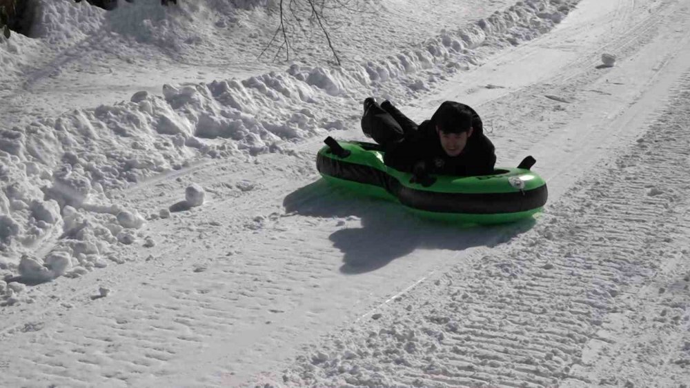 Handüzü Yaylası yeni kayak pistiyle kış turizminin yeni merkezi oldu