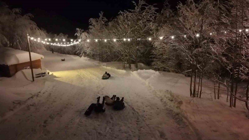 Handüzü Yaylası yeni kayak pistiyle kış turizminin yeni merkezi oldu
