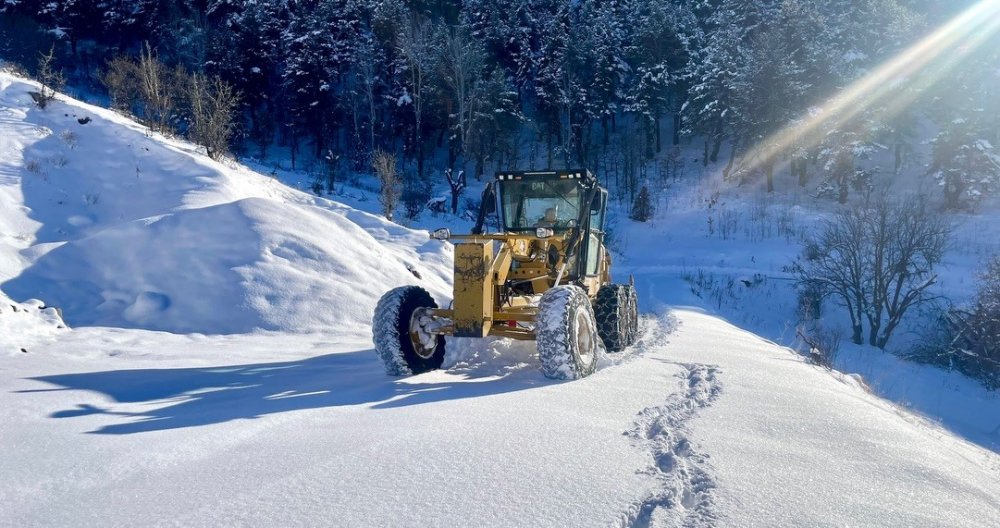 Giresun’da 521 Köy Yolu Kar Nedeniyle Ulaşıma Kapandı