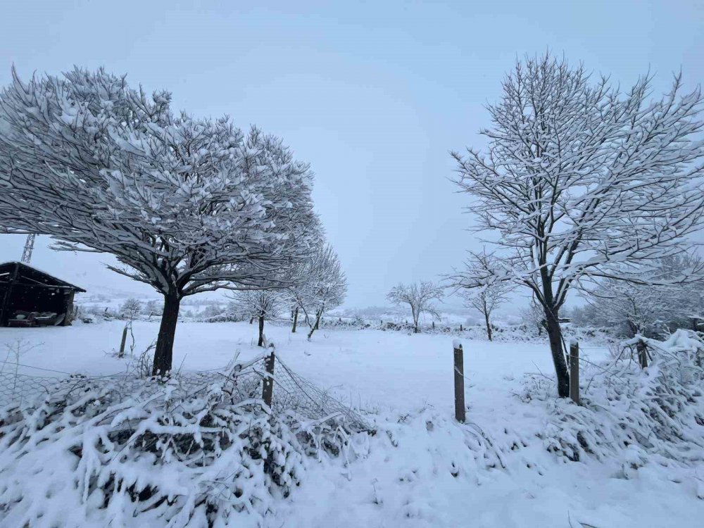 Kavak’ta Kar 20 Santimetreye Ulaştı