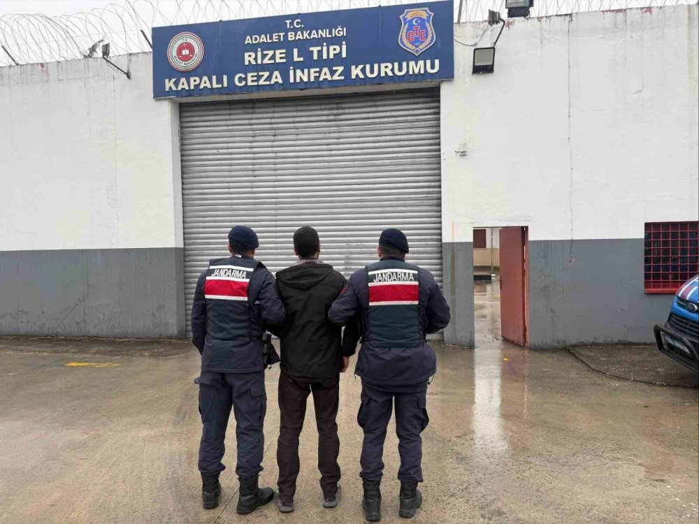 Rize’de Aranan 2 Kişi Yakalanarak Cezaevine Gönderildi