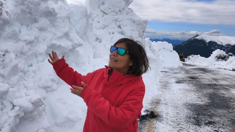 Bilbilan Yaylası’nda Karla Mücadele Sürerken Büyüleyici Manzaralar Ortaya Çıktı