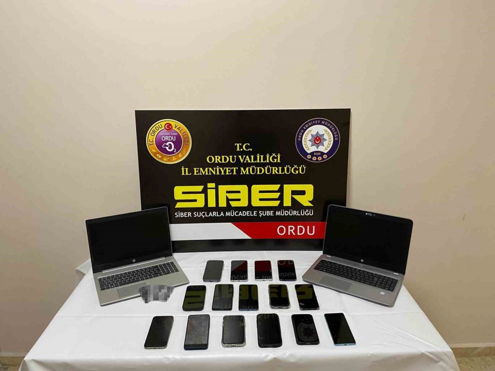 Ordu Merkezli 17 İlde Dolandırıcılık Operasyonuna 8 Tutuklama